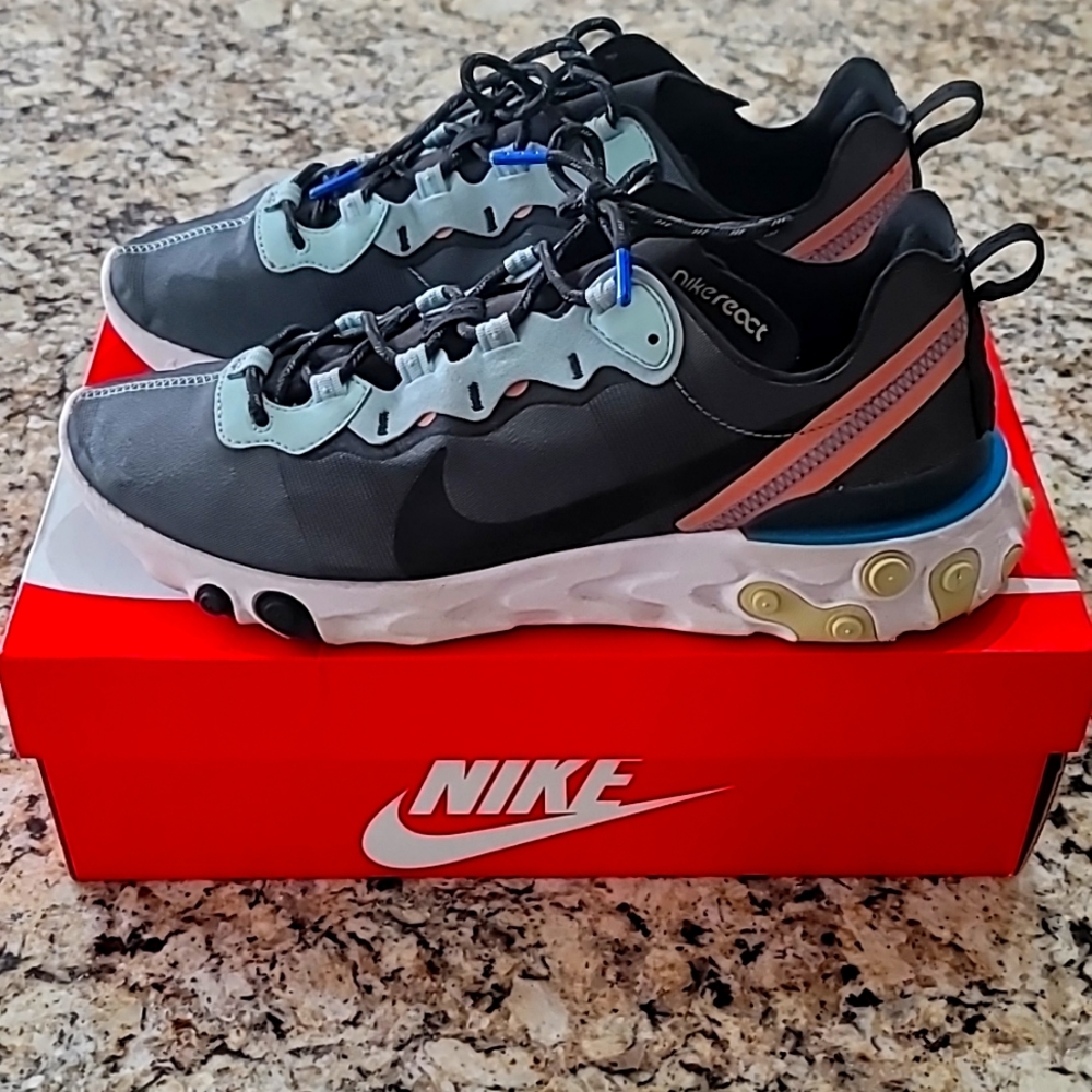 Nike React with Reflective Laces